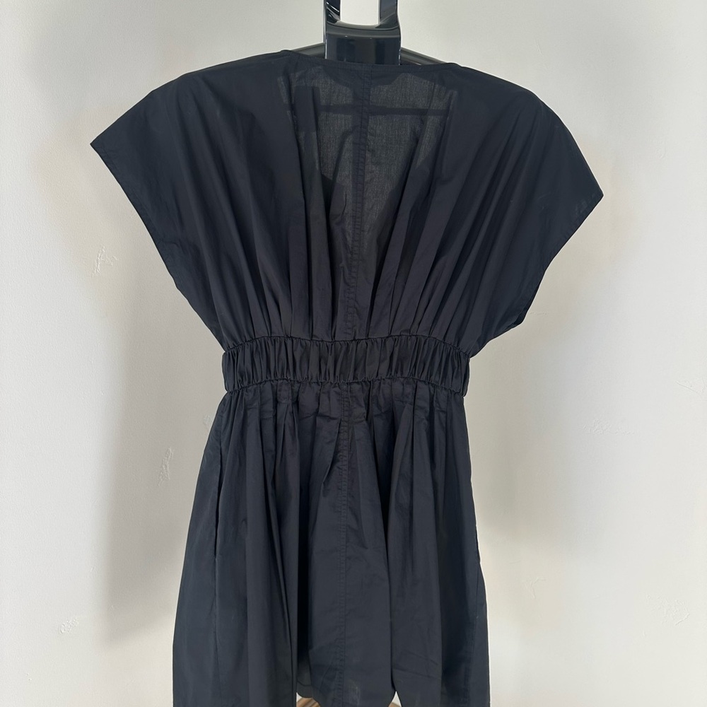Rebecca Taylor Black Short Sleeve Smock Dress - Picture 10 of 10